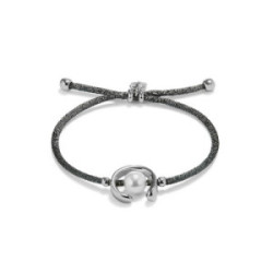 PULSERA HILO DE RATON GRIS PLATEADA PUL2505GRSMTL