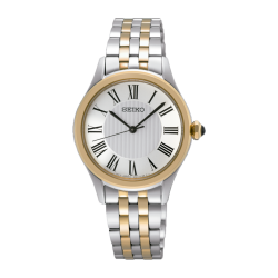 Seiko Mujer Cuarzo bicolor números romanos SUR612P1